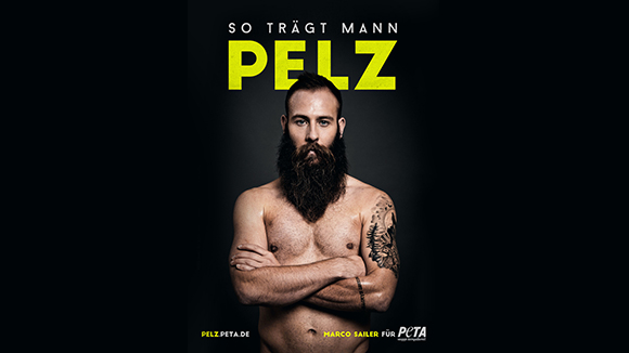 Marco Sailer – so trägt man Pelz (PETA)